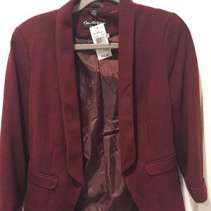 NEW Miss Selfridge Burgundy Blazer